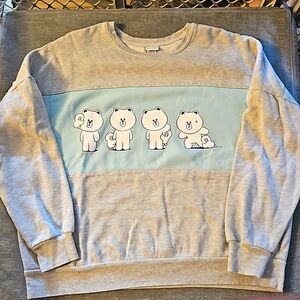 Line Friends Crew Neck Sweater